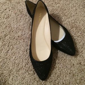 Nine West sparkle Speakup Pointed Toe Flats 10M