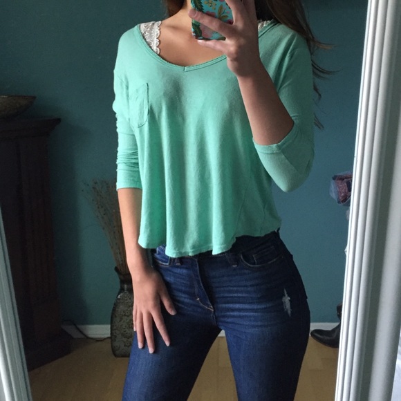 Flowing 3/4 sleeve top