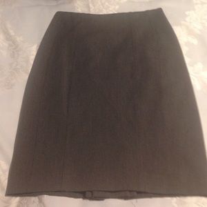 Grey work skirt.