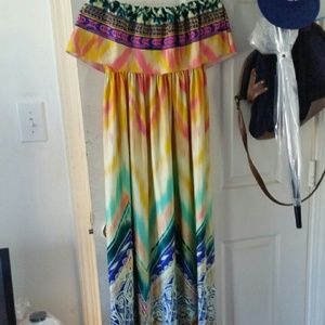 Tropical Maxi Sundress