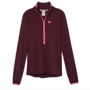 VS maroon half zip