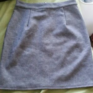 Gray Business Skirt