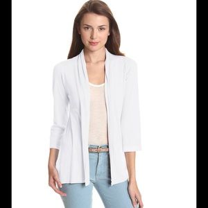 Michael Stars Slub 3/4 Sleeve Shawl Neck Cardi