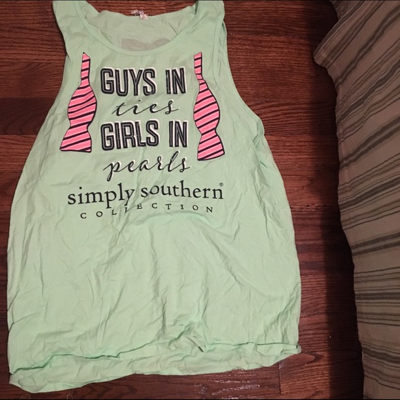 Simply Southern Tank/ Swimsuit Cover.