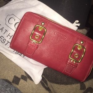 Coach leather wallet
