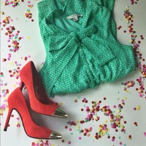 Bright bow tie dress