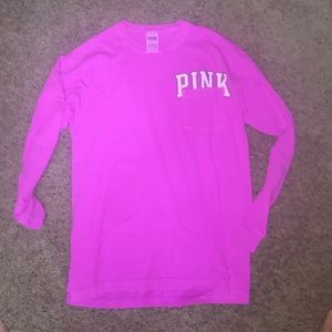 Victoria secret log sleeve college shirt