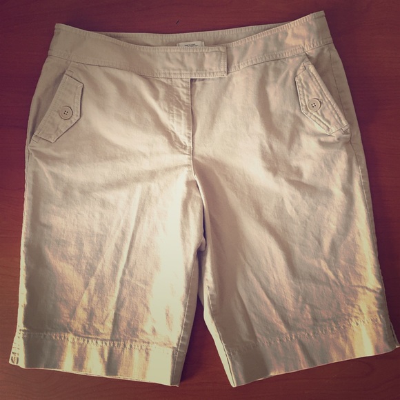 Ann Taylor LOFT Khaki Shorts Capris Bermudas