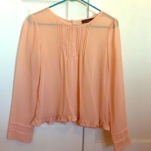 Nordstrom Peach Blouse