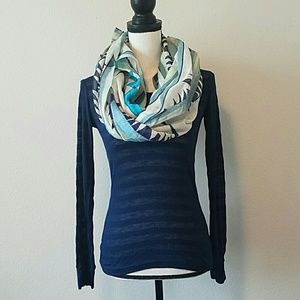 Navy Blue Long Sleeve Shirt