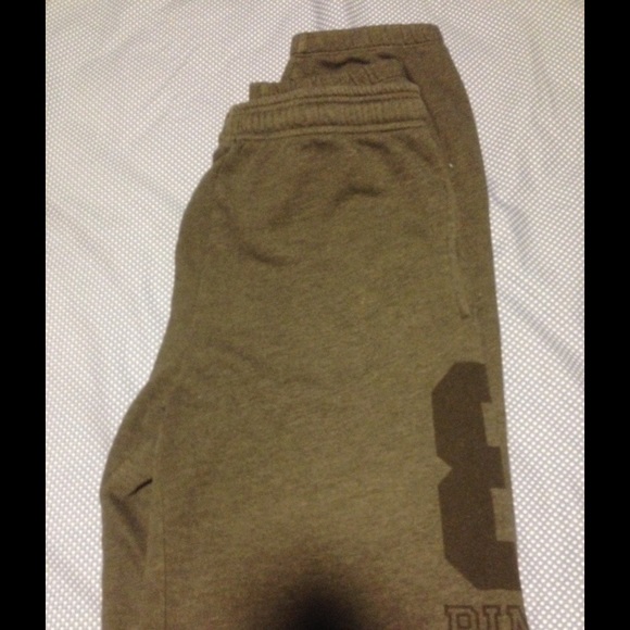 PINK grey campus sweats