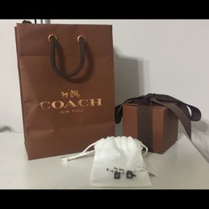 Coach earrings