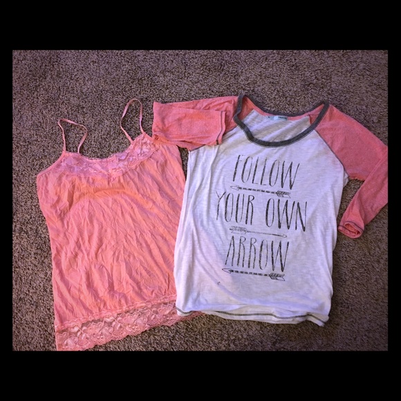 Lace tank, 3/4 sleeve "Follow your arrow" - Picture 1 of 1