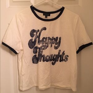 "Happy Thoughts" Crop Top
