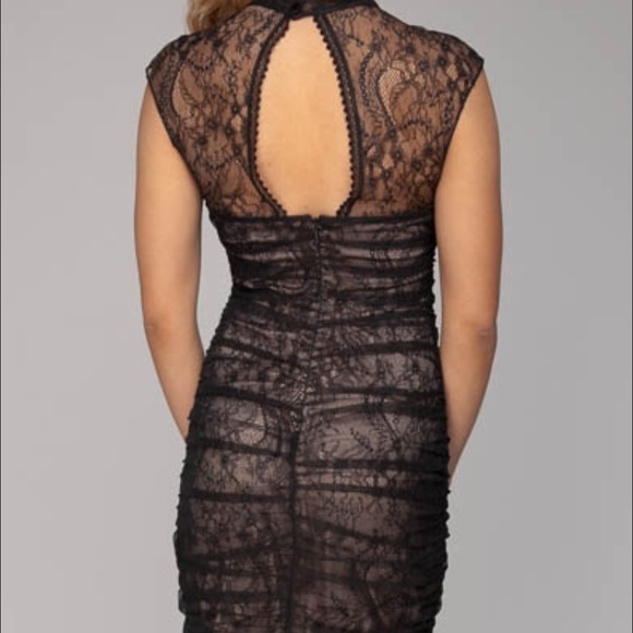 Bebe lace black dress. Size s