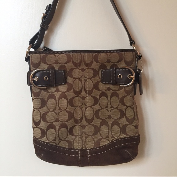 Brown Coach Shoulder Bag