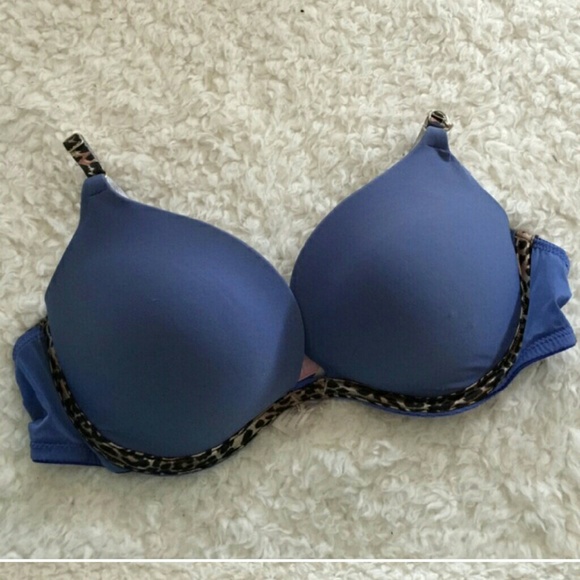 Victorias Secret navy push up bra 34B - Picture 1 of 2