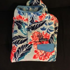 Patagonia Synchilla Snap-T pullover - flower