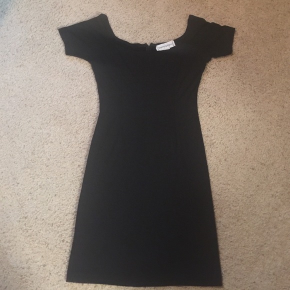 Little black dress off the shoulders
