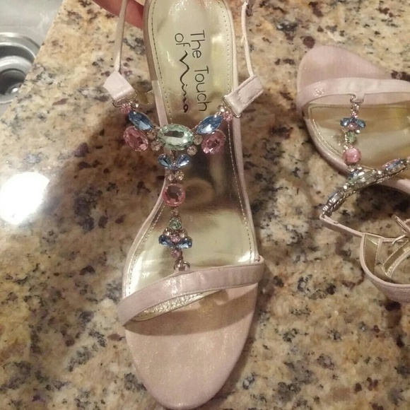 Bedazzled heels