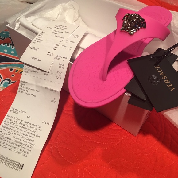 Brand new Versace sandals 2016 never worn