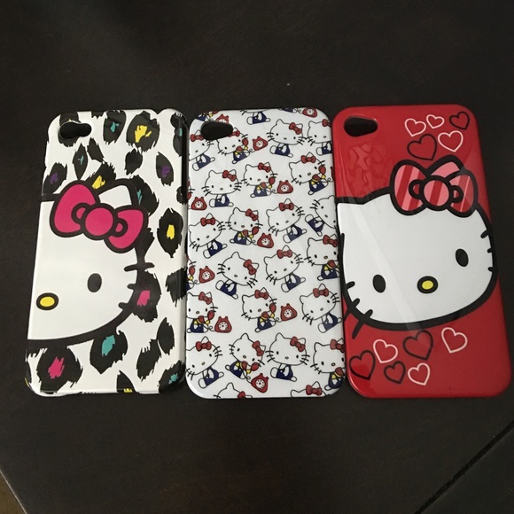 Hello kitty iPhone 4s cases