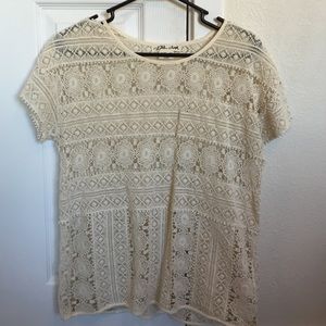 Anthropologie Embroidered Top