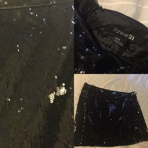 Forever 21 sparkly skirt