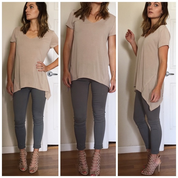 LAST ONE! Mason • Asymmetrical Hem Top - Picture 2 of 3