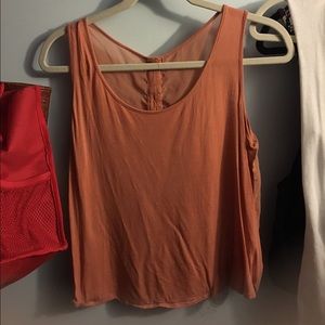 Peach colored tank