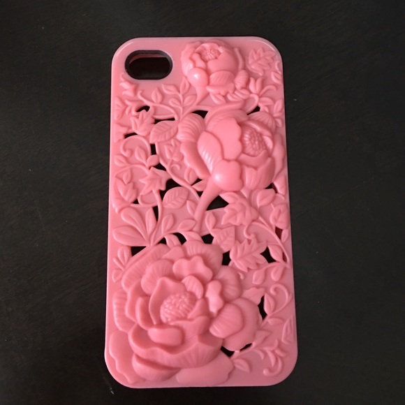 Pink rose iPhone 4s case