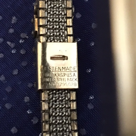 Vintage Diamond Watch 10KT RGP