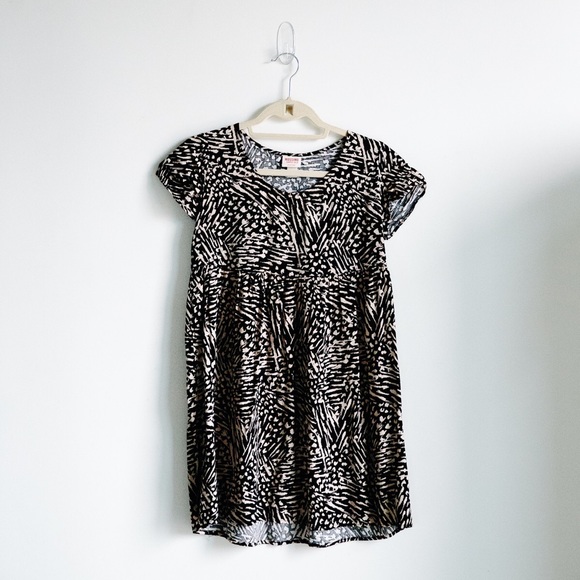Patterned mini dress