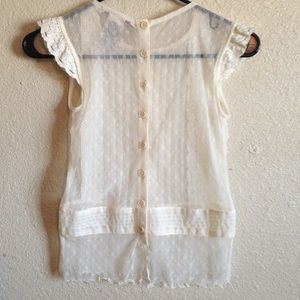 Free People Lace Boho Top