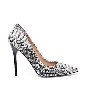 Madden Girl Ohnice Snake Skin Pumps