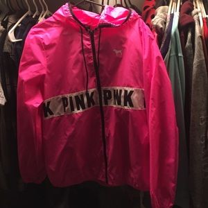 Pink anorak