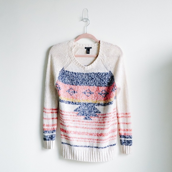 Tribal print sweater