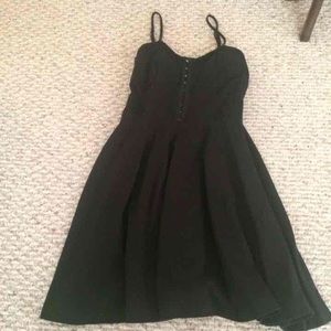 Black skater dress