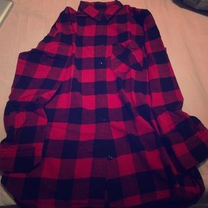 madewell lumberjack red flannel