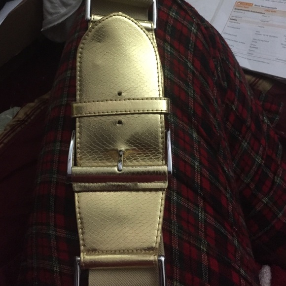 Women gold belt
