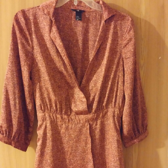 Red (brownish red) H&M dress NWOT