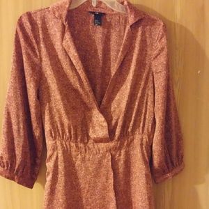 Red (brownish red) H&M dress NWOT