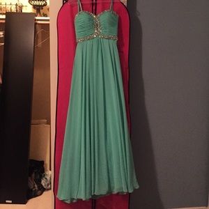 prom/formal event dress corset back