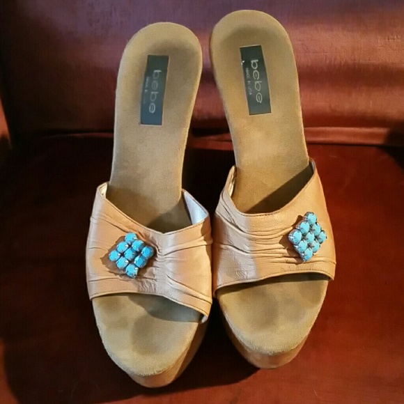 Bebe platform sandles