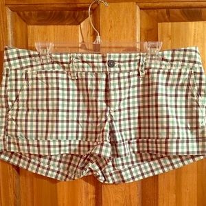 American Eagle Plaid Shorts