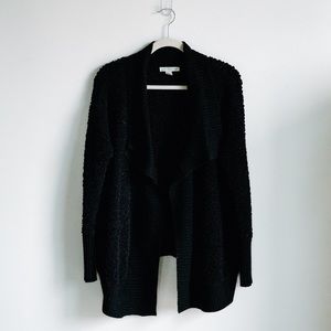 Slouchy black sweater
