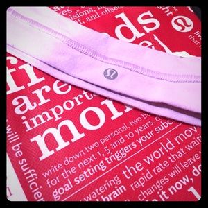 Light pink Lululemon headband