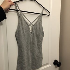Criss cross tank top