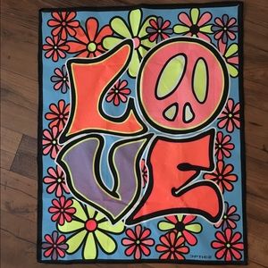 Backlight love poster