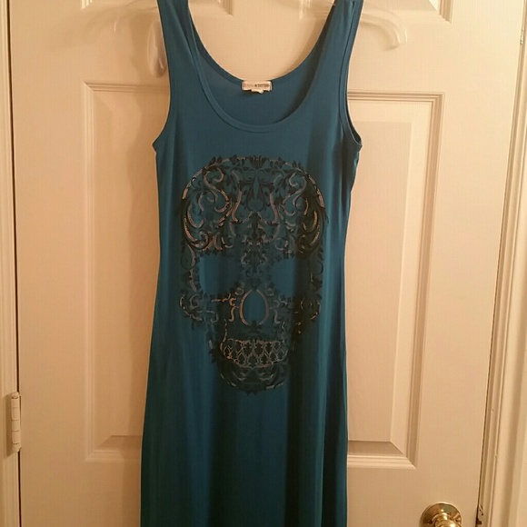 Turquiose maxi dress